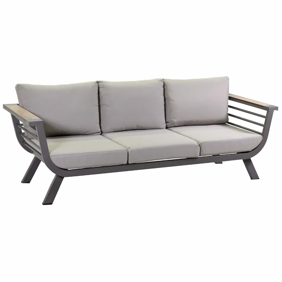 Outdoor Lounge Consisting of 1 3-Seater Sofa, 2 Armchairs and 1 Coffee Table - Righello Viadurini