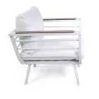 Outdoor Lounge Consisting of 2 Armchairs and 1 Aluminium Table - Righello Viadurini