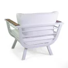 Outdoor Lounge Consisting of 2 Armchairs and 1 Aluminium Table - Righello Viadurini