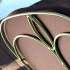 Outdoor Lounge with Handmade Iron Structure Made in Italy - Melinda Viadurini