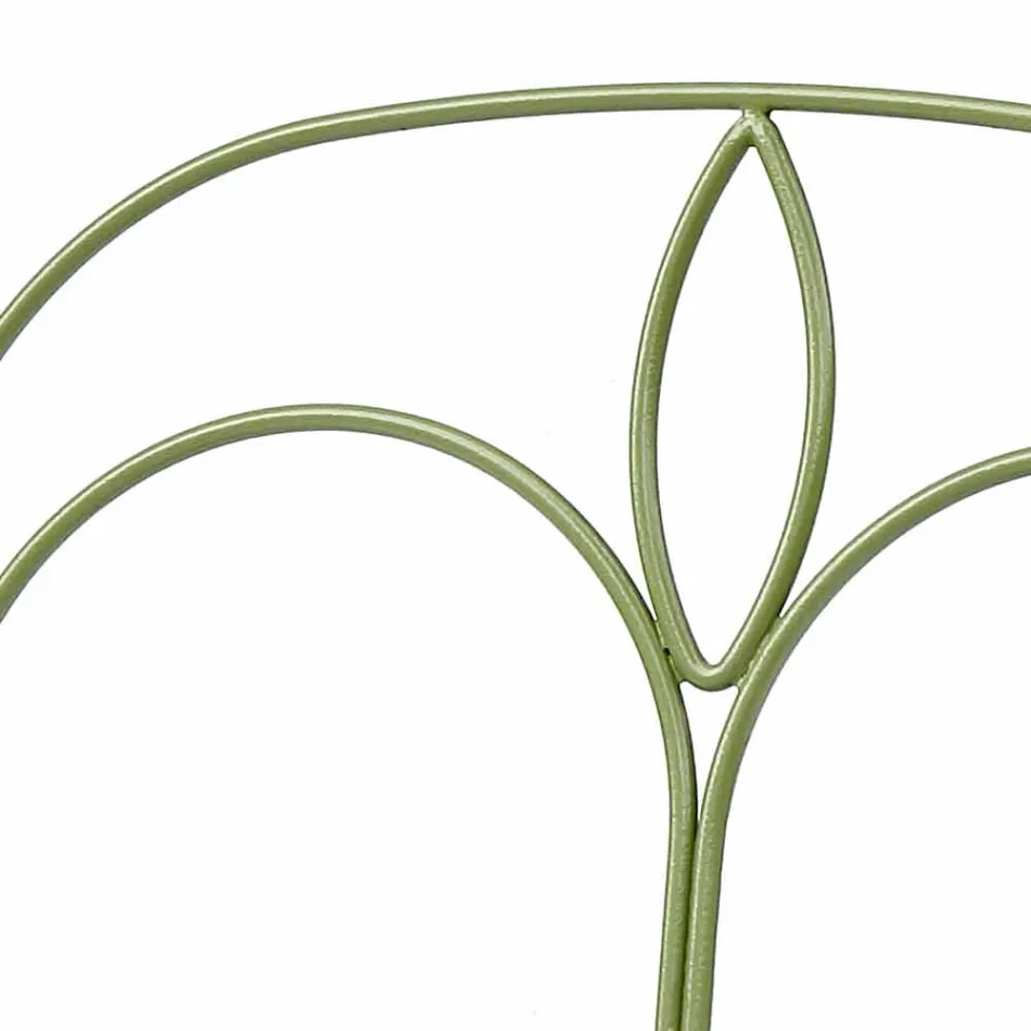 Outdoor Lounge with Handmade Iron Structure Made in Italy - Melinda Viadurini