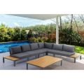 Outdoor and Indoor Lounge Consisting of 1 Corner Sofa and 1 Coffee Table - Savoir