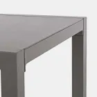 Outdoor Lounge in Aluminium with Cushions Covered in Fabric - Armonia Viadurini