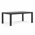 Outdoor Lounge in Aluminium with Cushions Covered in Fabric - Armonia Viadurini