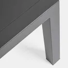 Outdoor Lounge in Aluminium with Cushions Covered in Fabric - Armonia Viadurini