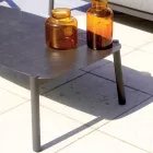 Garden Lounge with 2 Armchairs, 1 Sofa and 1 Aluminium Table - Minni Viadurini