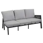 Garden Lounge with Sofa and Coffee Table Made of Aluminium - Label Viadurini