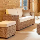 Abaca Garden Lounge Complete with Cushions - Raziel Viadurini
