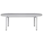 Aluminium and Rope Garden Lounge with Coffee Table - Dingo Viadurini