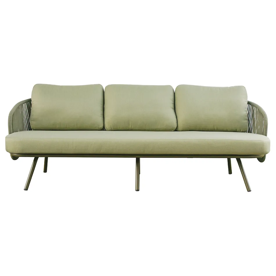 Red or Green Aluminium Garden Lounge - Regalrise Viadurini