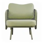 Red or Green Aluminium Garden Lounge - Regalrise Viadurini