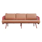 Red or Green Aluminium Garden Lounge - Regalrise Viadurini