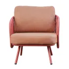 Red or Green Aluminium Garden Lounge - Regalrise Viadurini