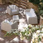 Hand Woven Poly Rattan Garden Set - Charlie Viadurini