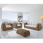 Hand Woven Poly Rattan Garden Set - Charlie Viadurini