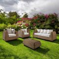 Hand Woven Poly Rattan Garden Set - Charlie