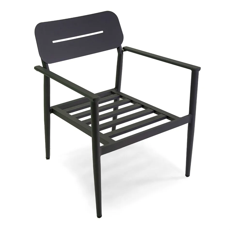 Garden Lounge Made of Aluminium of Different Finishes - Souvenir Viadurini