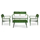 Garden Lounge Made of Aluminium of Different Finishes - Souvenir Viadurini