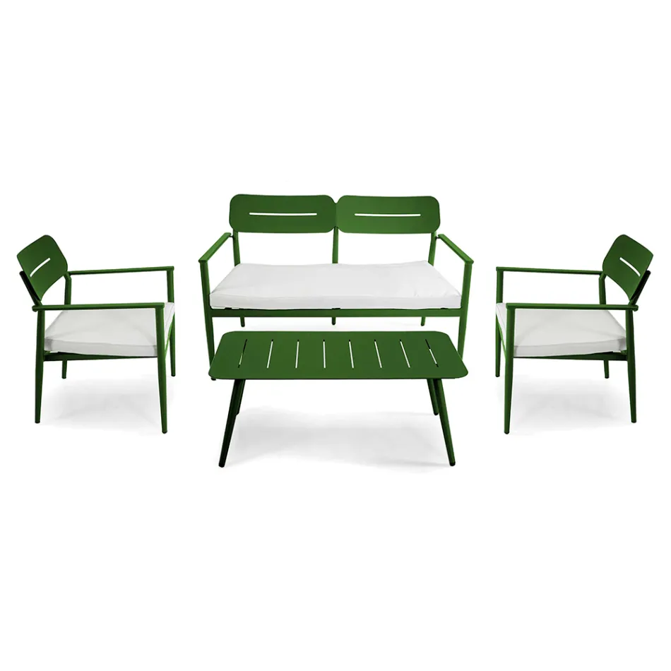 Garden Lounge Made of Aluminium of Different Finishes - Souvenir Viadurini