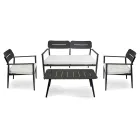 Garden Lounge Made of Aluminium of Different Finishes - Souvenir Viadurini