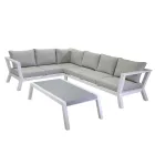 Garden Lounge Made of Aluminium - Pastels Viadurini