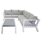 Garden Lounge Made of Aluminium - Pastels Viadurini