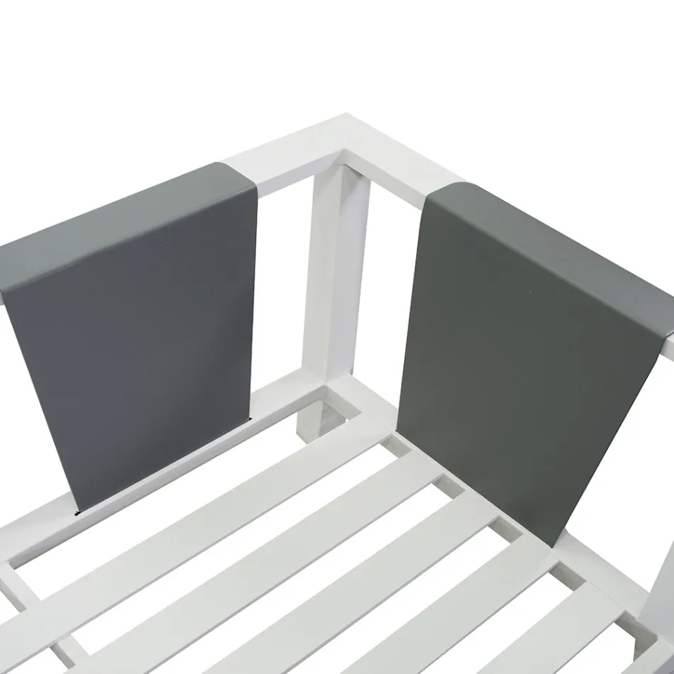 Garden Lounge Made of Aluminium - Pastels Viadurini