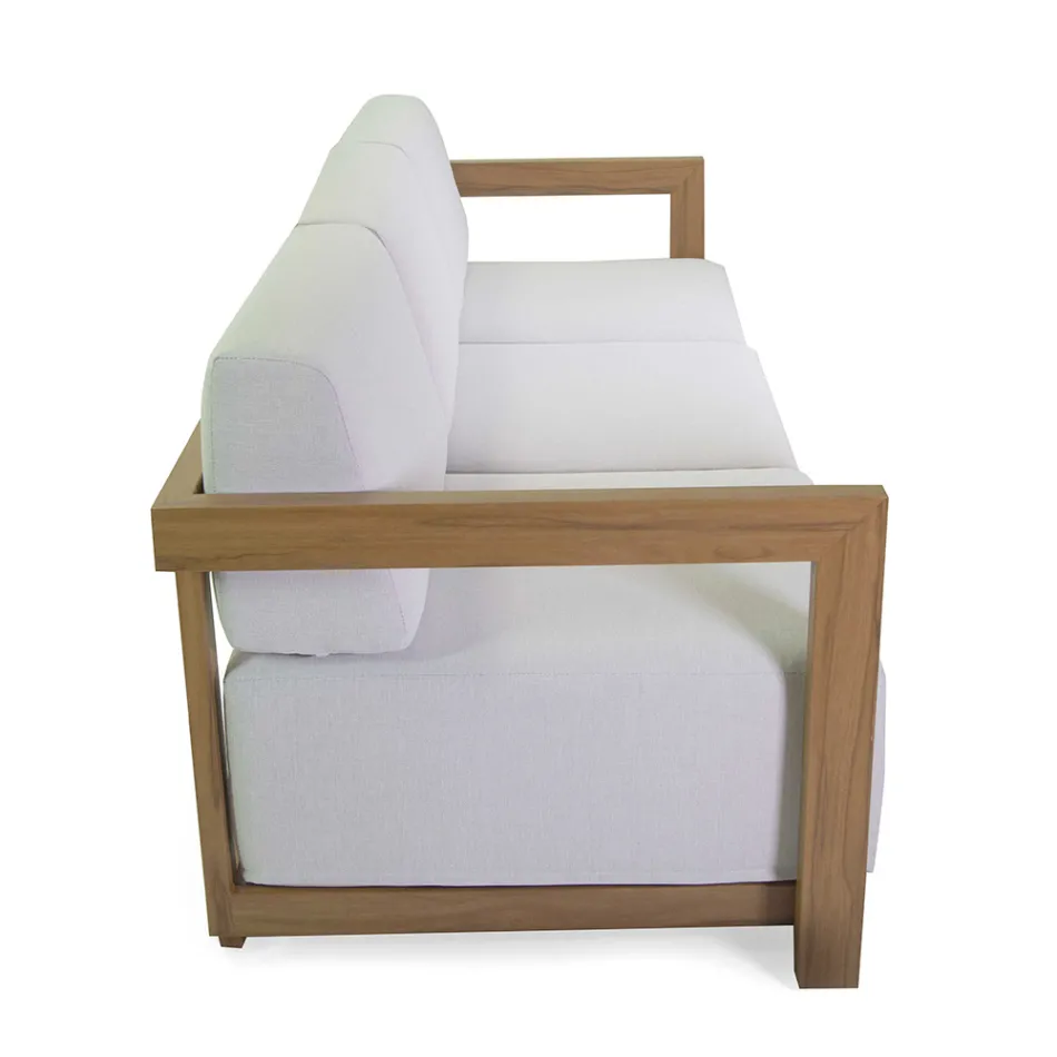 Aluminium Lounge with Thermal Transfer Wood Effect - Camper Viadurini