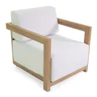 Aluminium Lounge with Thermal Transfer Wood Effect - Camper Viadurini