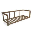 Aluminium Lounge with Thermal Transfer Wood Effect - Camper Viadurini