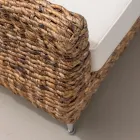 Outdoor Lounge in Banana Weaving with Cushions - Legolas Viadurini