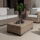 Outdoor Lounge in Grey Kubù with Cushions Included – Cerys Viadurini