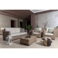 Outdoor Lounge in Grey Kubù with Cushions Included – Cerys