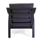 Lounge Made of Aluminium with Brazilian Teak Armrests - Diary Viadurini