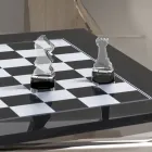Modern Black or White Plexiglass Chessboard Made in Italy - Checkmate Viadurini