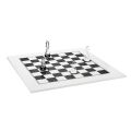 Modern Black or White Plexiglass Chessboard Made in Italy - Checkmate
