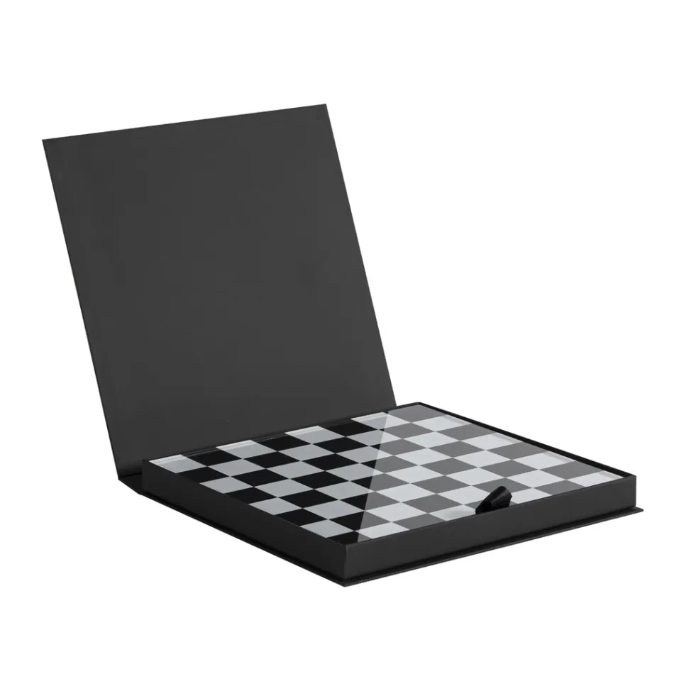 Chessboard for Chess and Lady in Acrylic Crystal Made in Italy - Smanto Viadurini