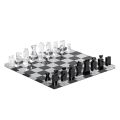 Chessboard for Chess and Lady in Acrylic Crystal Made in Italy - Smanto