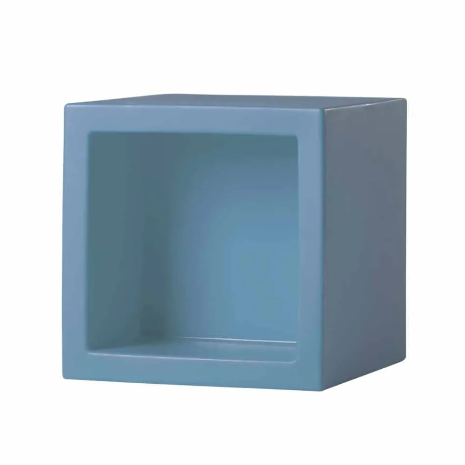 Cube colored shelf Slide Open Cube modern design made in Italy Viadurini