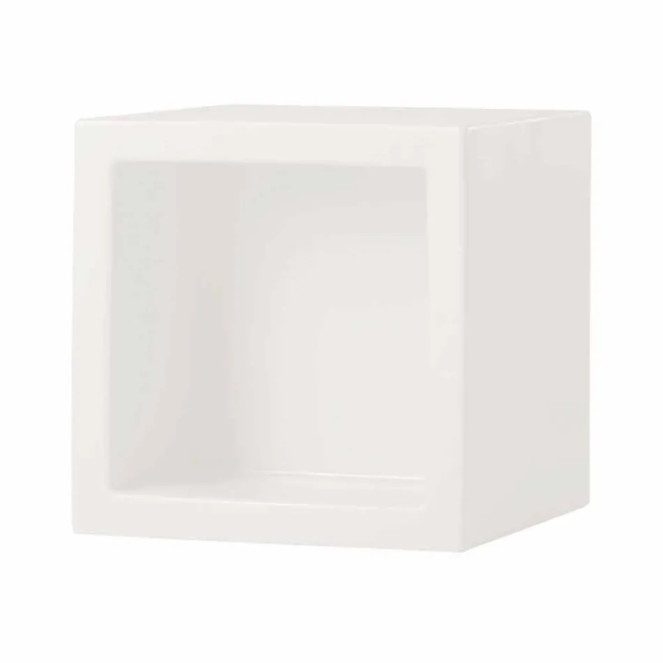Cube colored shelf Slide Open Cube modern design made in Italy Viadurini
