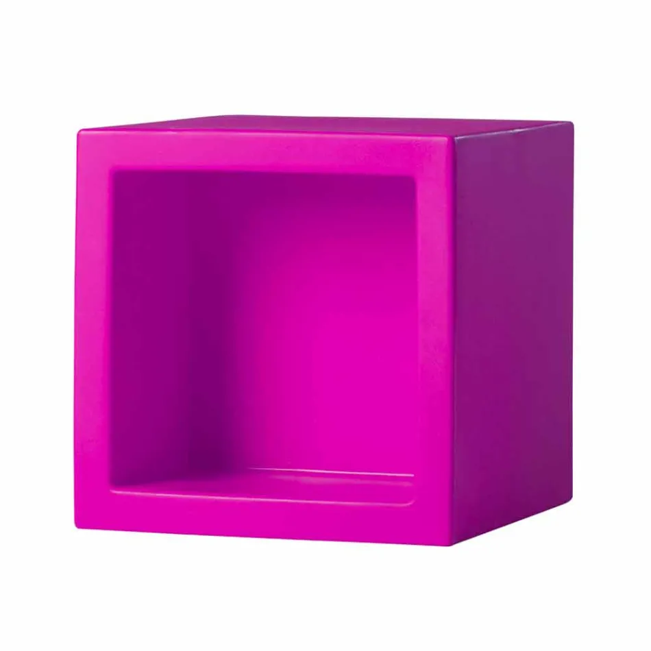 Cube colored shelf Slide Open Cube modern design made in Italy Viadurini
