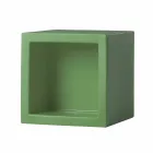 Cube colored shelf Slide Open Cube modern design made in Italy Viadurini