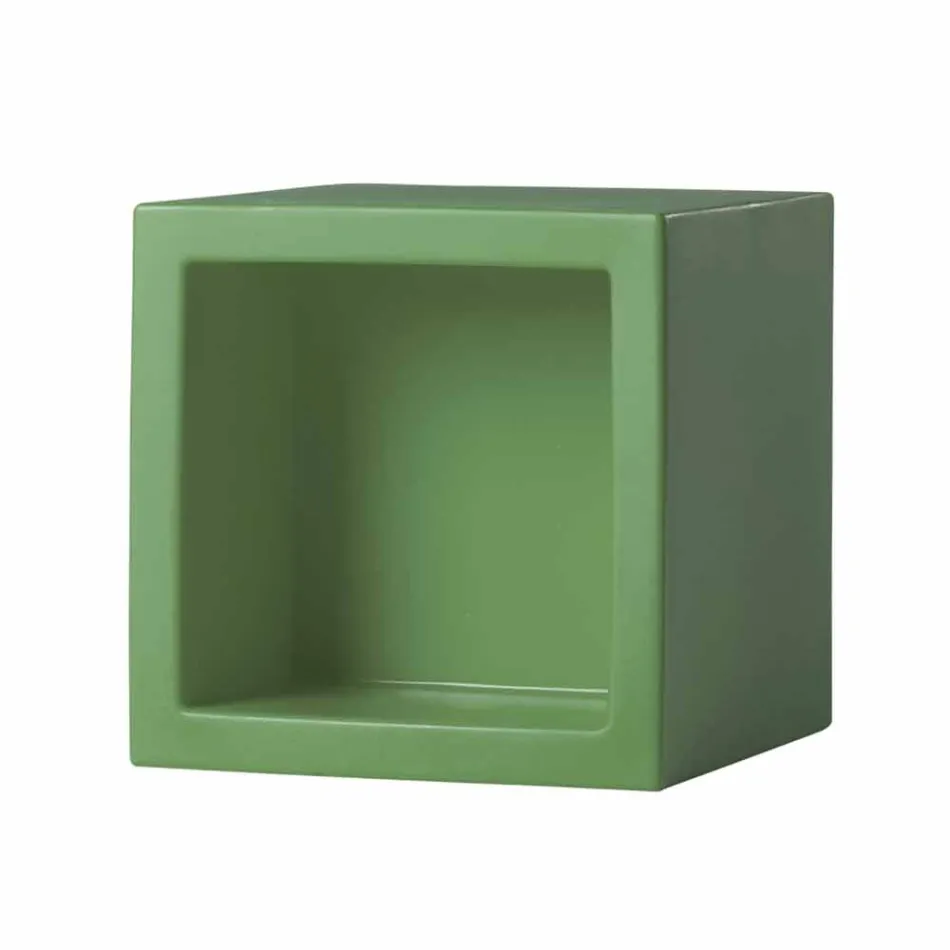 Cube colored shelf Slide Open Cube modern design made in Italy Viadurini