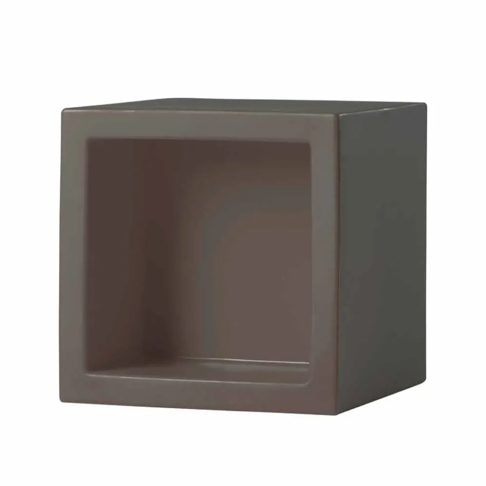 Cube colored shelf Slide Open Cube modern design made in Italy Viadurini