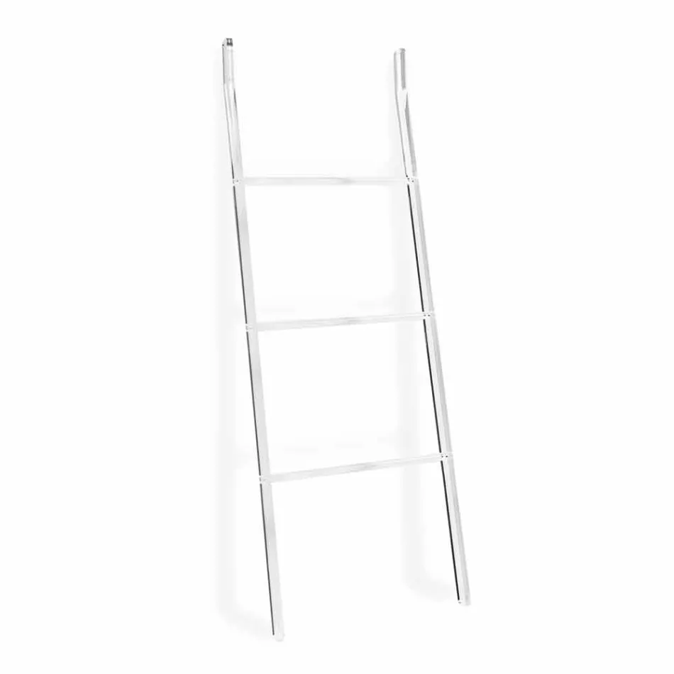 Towel Holder Ladder in Transparent Plexiglass Design 2 Heights - Dryers Viadurini