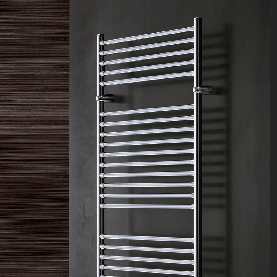 Electric Towel Warmer with Classic Design in Steel Made in Italy - Rome Viadurini