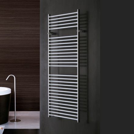 Electric Towel Warmer with Classic Design in Steel Made in Italy - Rome Viadurini