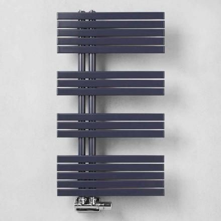 Modern Design Bathroom Towel Warmer in Steel at 386 Watt - Peacock Viadurini