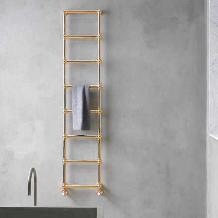 Hydraulic Modular Towel Warmer Brass Tube Gold 311 W - Caesar Viadurini