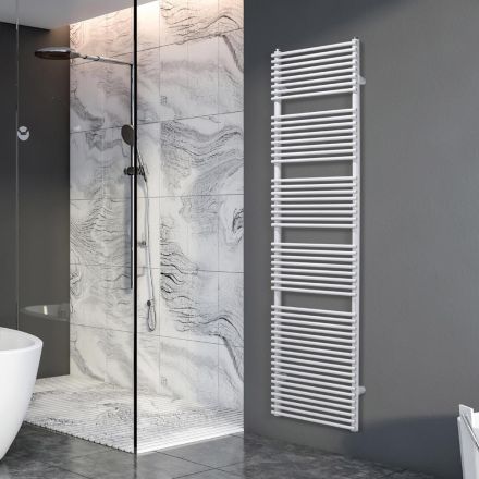 Electric Towel Warmer with Steel Frame Made in Italy - Sciroppo Viadurini